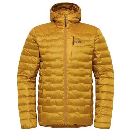 Kurtka uniwersalna męska Jack Wolfskin Passamani. Żółte kurtki Jack Wolfskin, m, bez wzorów, z materiału, z kapturem. Za 1,048.20 zł.