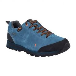 Buty do chodzenia męskie CMP Elettra Low Hiking Wp. Niebieskie buty trekkingowe CMP, bez wzorów, bez zapięcia, outdoorowe. Za 548.00 zł.
