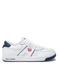 Wilson Sneakersy Pro Staff 87 WRS333170 Biały. Białe buty sportowe casual Wilson, bez wzorów, ze skóry, bez zapięcia. Za 289.99 zł.