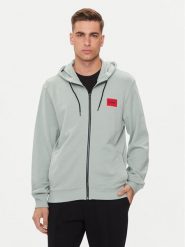 Hugo Bluza Daple212 50447972 Zielony Regular Fit. Zielone bluzy Hugo, m, bez wzorów, z bawełny, bez kaptura. Za 339.99 zł.
