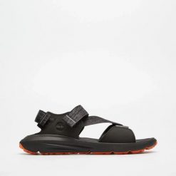 Timberland Motion Dune Backstrap Sandal Black Sandały męskie. Czarne sandały Timberland, ze skóry, bez zapięcia. Za 319.99 zł.