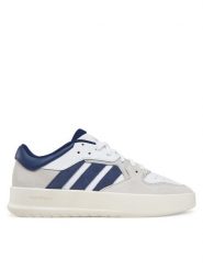 Adidas Sneakersy Court 24 JP5373 Biały. Białe buty sportowe casual Adidas, bez wzorów, ze skóry, bez zapięcia. Za 259.99 zł.
