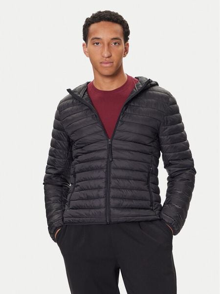 United Colors Of Benetton Kurtka przejściowa 2TWDUN06I Czarny Regular Fit. Czarne kurtki United Colors Of Benetton, m, bez wzorów, z syntetyku, bez kaptura. Za 289.99 zł.