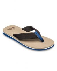 Sandały dla Mężczyzn MOLOKAI LAYBACK Brązowy. Brązowe sandały Quiksilver, z gumy, bez zapięcia. Za 119.99 zł.