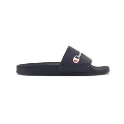Klapki męskie Champion Rochester Varsity Slide. Niebieskie klapki Champion, z materiału. Za 159.00 zł.