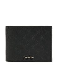 Calvin Klein Portfel Ck Must Mono Bifold 5cc W/Coi K50K512703 Czarny. Czarne portfele CALVIN KLEIN, bez wzorów, ze skóry. Za 239.99 zł.