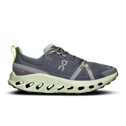 Buty do biegania męskie On Cloudsurfer Trail. Szare buty turystyczne On, bez wzorów, z materiału, bez zapięcia, do biegania. Za 649.99 zł.