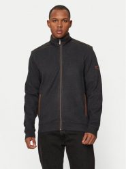 Bugatti Bluza 8700 65050B Szary Regular Fit. Szare bluzy Bugatti, l, bez wzorów, z bawełny, bez kaptura. Za 459.99 zł.
