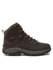 Merrell Trekkingi Vego Mid Ltr Wp J311539C Brązowy. Brązowe botki sznurowane Merrell, bez wzorów, z nubiku, bez obcasa, bez zapięcia. Za 409.99 zł.