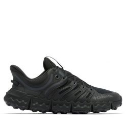 Trekkingi Columbia. Czarne buty trekkingowe Columbia, bez wzorów, bez zapięcia. Za 369.99 zł.