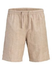 Jack & Jones Szorty "Jaiden" w kolorze beżowym rozmiar: S. Brązowe szorty Jack & Jones, s, bez wzorów. Za 79.21 zł.
