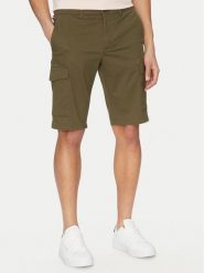 Tommy Hilfiger Szorty materiałowe John MW0MW31244 Khaki Regular Fit. Brązowe szorty Tommy Hilfiger, m, bez wzorów, z bawełny. Za 259.99 zł.