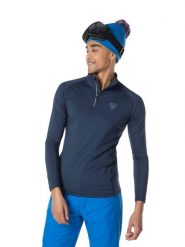 Koszulka termoaktywna Rossignol Classique 1/2 Zip granatowa. Niebieskie bielizna termoaktywna Rossignol, m, bez wzorów, z dzianiny, bez ramiączek, narciarskie. Za 289.00 zł.