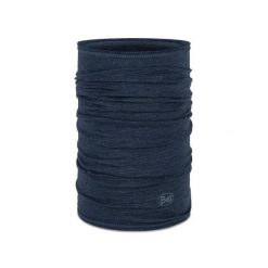 Chusta wielofunkcyjna z wełny merynosów Buff Merino. Niebieskie szaliki Buff, bez wzorów, z wełny. Za 129.90 zł.