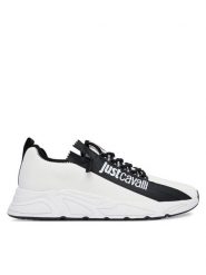 Just Cavalli Sneakersy 80QA3SA2 ZSE70 Biały. Białe buty sportowe casual Just Cavalli, bez wzorów, z materiału, bez zapięcia. Za 749.99 zł.