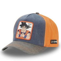 Czapka z daszkiem Capslab. Niebieskie czapki z daszkiem Capslab, bez wzorów. Za 119.99 zł.