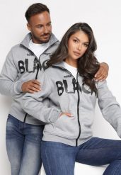 Jasnoszara Bluza z Półgolfem Zapinana na Suwak z Kieszeniami i Ściągaczami Salatiel. Szare bluzy Born2be, m, bez wzorów, z polaru, bez kaptura. W wyprzedaży za 76.49 zł.