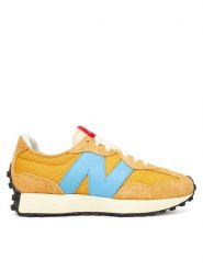 New Balance Sneakersy U327VSA Żółty. Żółte buty sportowe casual New Balance, bez wzorów, ze skóry, bez zapięcia. Za 529.99 zł.
