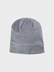 4F Czapka do biegania uniseks - szara S/M. Szare czapki zimowe 4F, bez wzorów, z elastanu. W wyprzedaży za 29.99 zł.