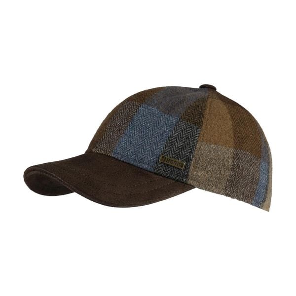 Czapka z daszkiem HORKA Patchwork. Niebieskie czapki z daszkiem HORKA, bez wzorów, z bawełny. Za 251.50 zł.