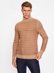 JOOP! Golf 30038085 Beżowy Modern Fit. Brązowe swetry rozpinane JOOP!, m, bez wzorów, z wełny, bez kołnierzyka, bez ramiączek. Za 879.99 zł.