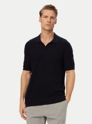 BOSS Polo H-Natalo 50561613 Granatowy Regular Fit. Niebieskie koszulki polo Boss, m, bez wzorów, z bawełny, bez kołnierzyka, bez ramiączek. Za 679.99 zł.