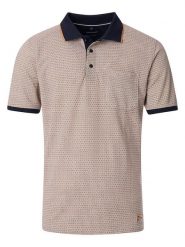 CASAMODA Koszulka polo w kolorze beżowym rozmiar: XL. Brązowe koszulki polo CASAMODA, xl, bez wzorów, bez kołnierzyka, bez ramiączek. Za 96.37 zł.