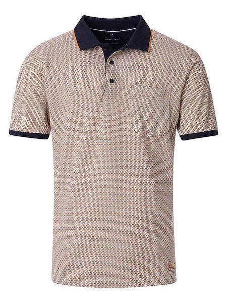 CASAMODA Koszulka polo w kolorze beżowym rozmiar: XL. Brązowe koszulki polo CASAMODA, xl, bez wzorów, bez kołnierzyka, bez ramiączek. Za 91.77 zł.
