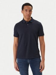 Guess Polo M6RP05 KD181 Granatowy Regular Fit. Niebieskie koszulki polo Guess, m, z aplikacjami, z bawełny, bez kołnierzyka, bez ramiączek. Za 349.99 zł.