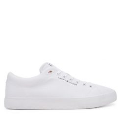Tenisówki Tommy Hilfiger. Białe trampki Tommy Hilfiger, m, bez wzorów, bez zapięcia. Za 239.99 zł.