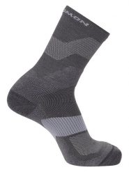 SALOMON Skarpety funkcyjne "X Ultra Crew" w kolorze antracytowo-szarym rozmiar: 42-44. Czarne skarpety Salomon, bez wzorów, prążkowane. Za 74.28 zł.