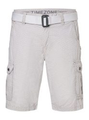 Timezone Szorty "Maguire" - Regular fit - w kolorze białym rozmiar: W40. Białe szorty Timezone, bez wzorów, z tkaniny. Za 114.17 zł.