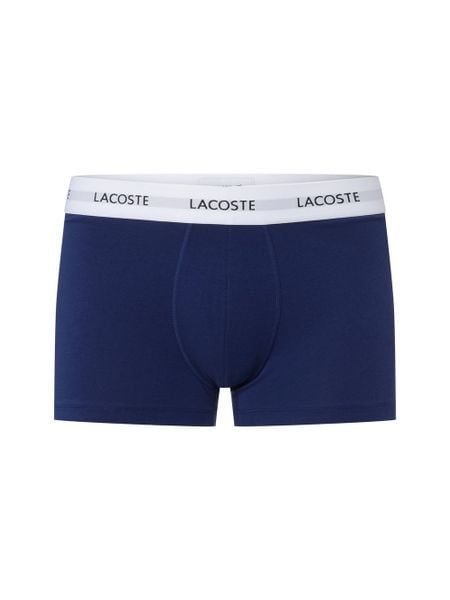 Lacoste Bokserki w 3-paku Mężczyźni Bawełna niebieski, XL. Niebieskie bokserki LACOSTE, m, bez wzorów, z bawełny. Za 209.95 zł.