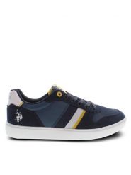 U.S. Polo Assn. Sneakersy Rokko ROKKO003 Niebieski. Niebieskie buty sportowe casual U.S. Polo Assn., bez wzorów, ze skóry, bez zapięcia. Za 249.99 zł.