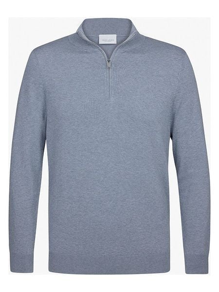 PROFUOMO Sweter w kolorze niebieskoszarym rozmiar: XL. Niebieskie swetry nierozpinane PROFUOMO, xl, bez wzorów, bez kołnierzyka, bez ramiączek. Za 211.31 zł.