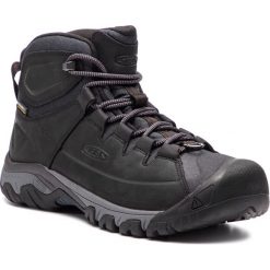 Trekkingi KEEN - Targhee Lace Boot Wp 1019910 Black/Raven. Czarne trekkingi Keen, bez wzorów, z materiału, bez zapięcia. W wyprzedaży za 369.00 zł.