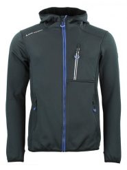 Peak Mountain Kurtka polarowa "Campo" w kolorze czarnym rozmiar: XXL. Czarne kurtki Peak Mountain, xxl, bez wzorów, z materiału, bez kaptura. Za 173.99 zł.