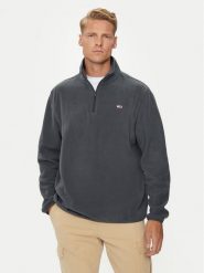 Tommy Jeans Polar Flag DM0DM20508 Szary Regular Fit. Szare bluzy z polaru Tommy Jeans, l, bez wzorów, z jeansu, bez kaptura. Za 419.99 zł.