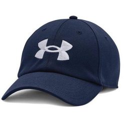 Czapka z daszkiem męska Under Armour Blitzing Cap. Niebieskie czapki z daszkiem Under Armour, bez wzorów. Za 140.45 zł.