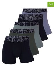 CR7 Bokserki (5 par) w różnych kolorach rozmiar: XXL. Bokserki CR7, xxl, bez wzorów. Za 108.99 zł.