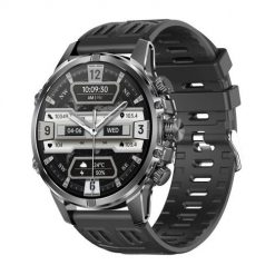 Smartwatch BLITZWOLF BW-AT6 Plus (czarny). Czarne zegarki smartwatch BlitzWolf, bez wzorów. Za 236.99 zł.