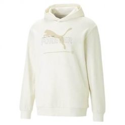Bluza sportowa męska Puma 67329399. Białe bluzy z kapturem Puma, m, bez wzorów, z kapturem. Za 129.00 zł.
