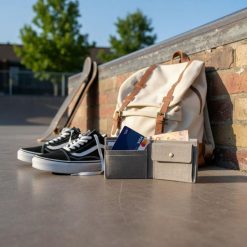 Portfel na monety Canvas RFID szary. Szare portfele GHETTOBLASTER, bez wzorów. Za 164.97 zł.