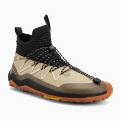 Buty barefoot męskie Vivobarefoot Primus Trail Flow Mid. Brązowe buty turystyczne VIVOBAREFOOT, bez wzorów, bez zapięcia, trekkingowe. Za 609.99 zł.