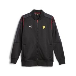 Bluza Sportowa Męska Puma Ferrari Race Mt7. Czarne bluzy bez kaptura Puma, l, bez wzorów, bez kaptura. Za 323.99 zł.