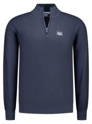 NEW ZEALAND AUCKLAND Sweter w kolorze granatowym rozmiar: XXL. Niebieskie swetry nierozpinane New Zealand Auckland, xxl, bez wzorów, z bawełny, bez kołnierzyka, bez ramiączek. Za 174.84 zł.