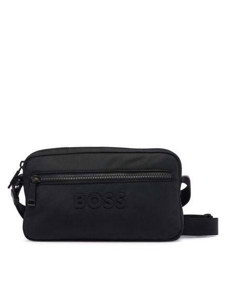 BOSS Saszetka Catch 3.0 50567752 Czarny. Czarne saszetki i nerki Boss, bez wzorów, z materiału. Za 424.99 zł.