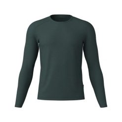 Koszulka z długim rękawem Löffler Merino-Tencel(Tm). Zielone bielizna termoaktywna LOFFLER, l, bez wzorów, bez ramiączek. Za 427.50 zł.