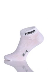 Skarpety stopki sportowe Unisex Nessi Sportswear Road S Oddychające. Białe skarpetki sportowe NESSI SPORTSWEAR, bez wzorów, z dzianiny. Za 49.90 zł.