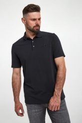 Polo męskie z logo KARL LAGERFELD. Koszulki polo sportowe KARL LAGERFELD, m, bez wzorów, bez kołnierzyka, bez ramiączek. W wyprzedaży za 307.30 zł.
